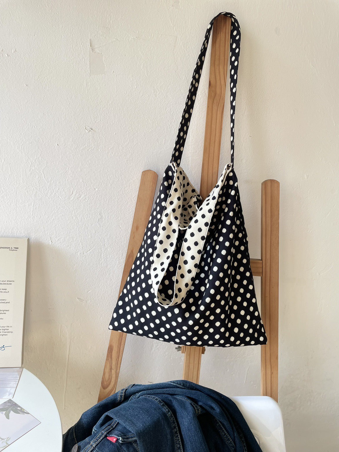 Two sides tote bag